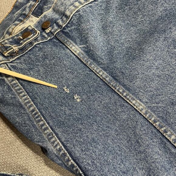 Vintage Levis Denim Trucker Jean Jacket 71506-0216 Made In USA Size 42L 80s (42) - Picture 9 of 15